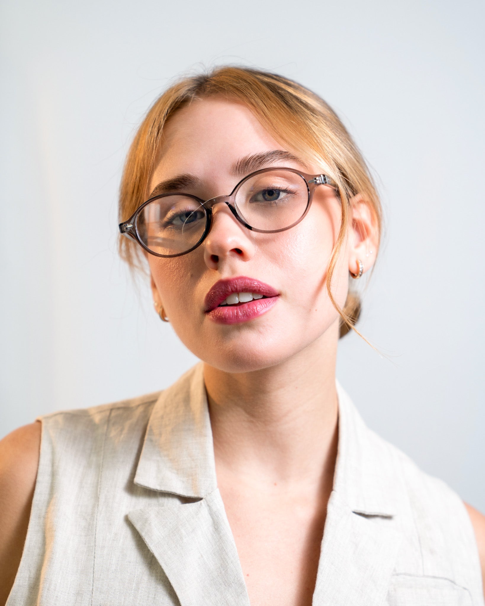 PIXXIESX OLD GRAY BLUE LIGHT PIXXIESX SUNGLASSES