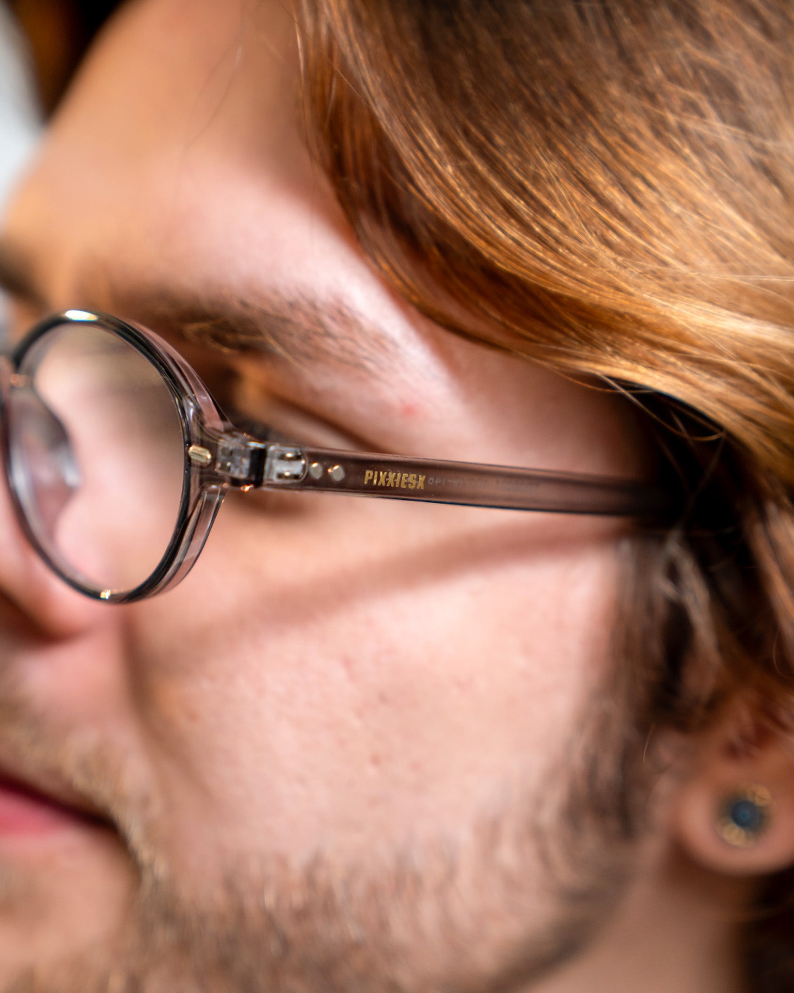 PIXXIESX OLD GRAY BLUE LIGHT PIXXIESX SUNGLASSES