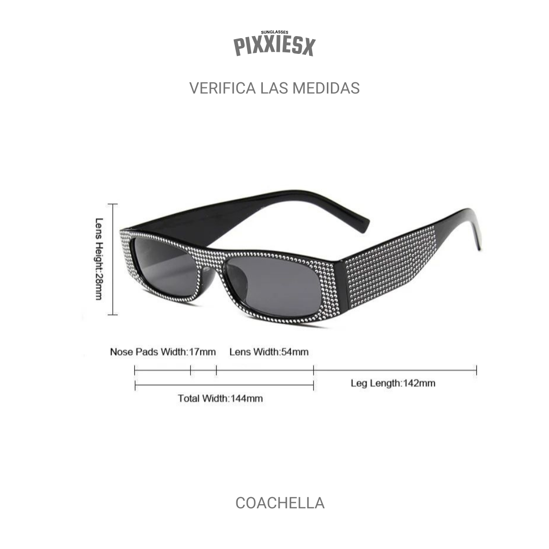 PIXXIESX COACHELLA TRANSPARENT PIXXIESX