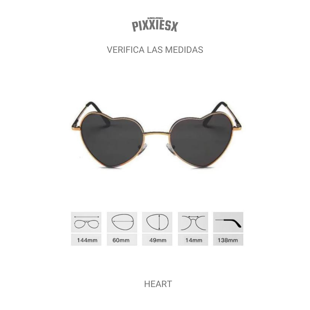 PIXXIESX HEART BLACK ELRAYO