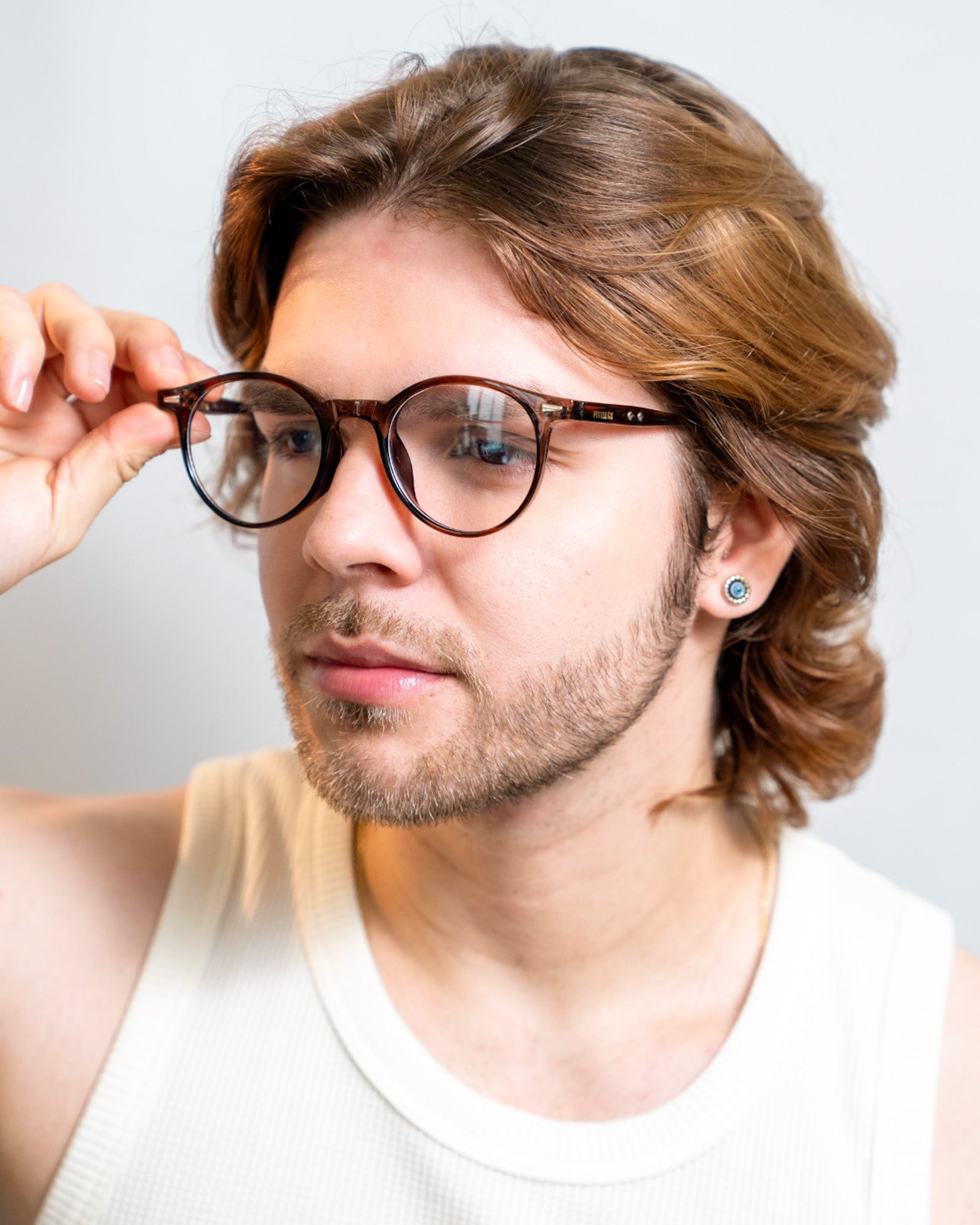 PIXXIESX NOLA BROWN BLUE LIGHT PIXXIESX SUNGLASSES