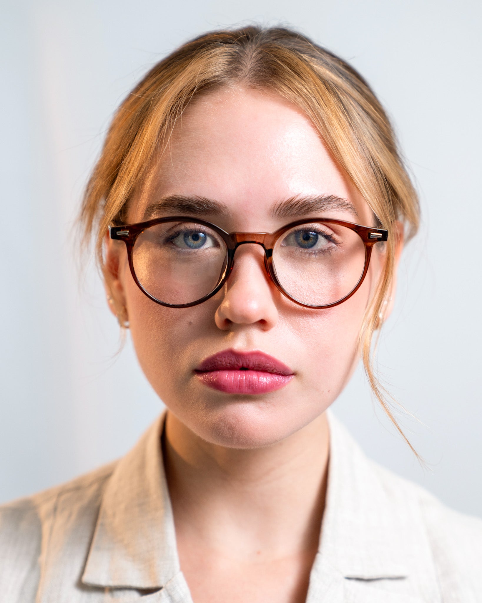 PIXXIESX NOLA BROWN BLUE LIGHT PIXXIESX SUNGLASSES