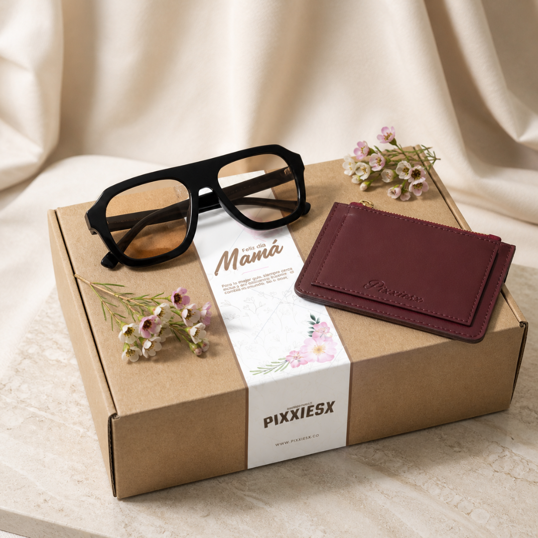 PACK FELIZ DIA MAMÁ - GAFA MAE BLACK COFFEE PIXXIESX SUNGLASSES