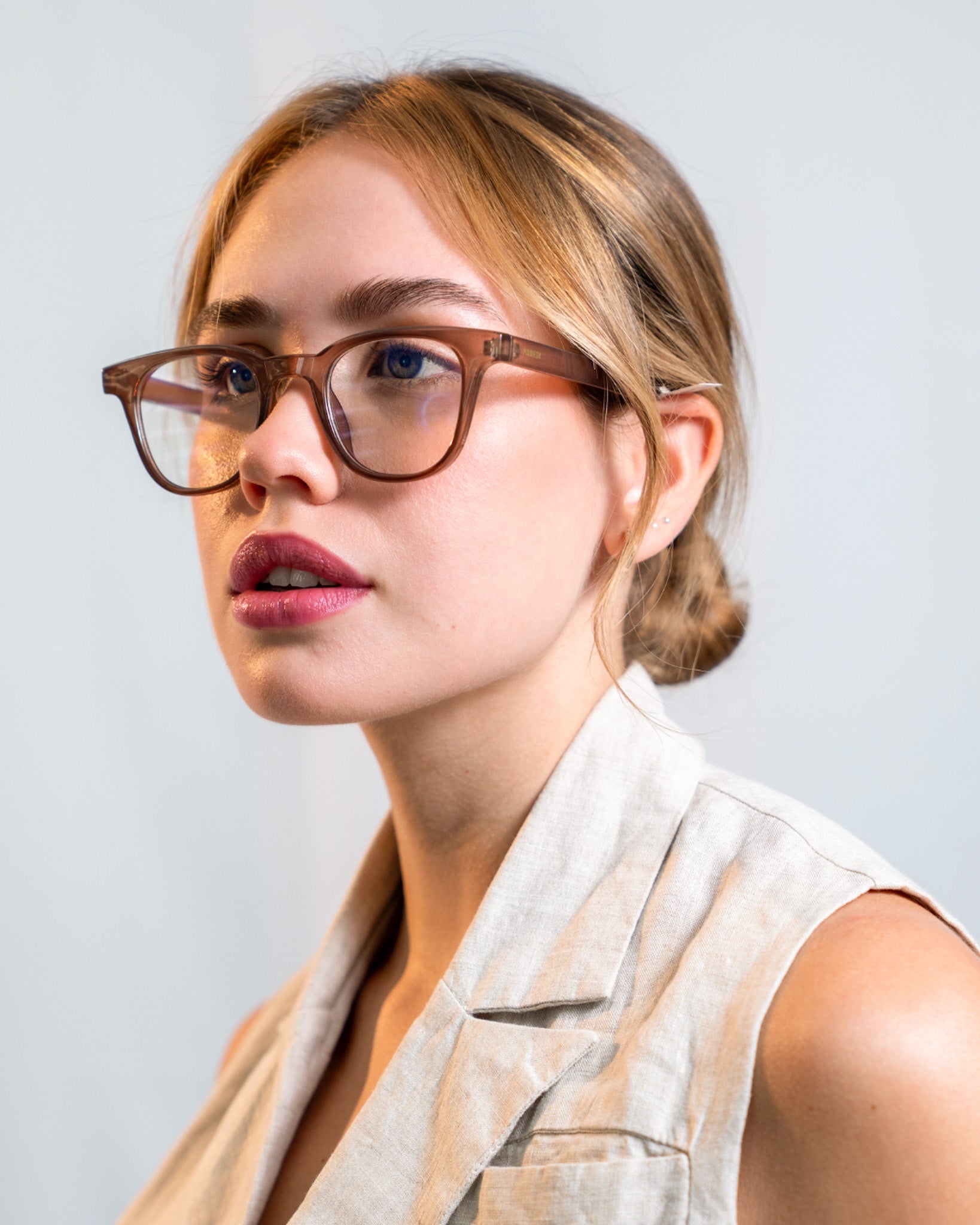 PIXXIESX MARCÓ CHAMPAGNE BLUE LIGHT PIXXIESX SUNGLASSES