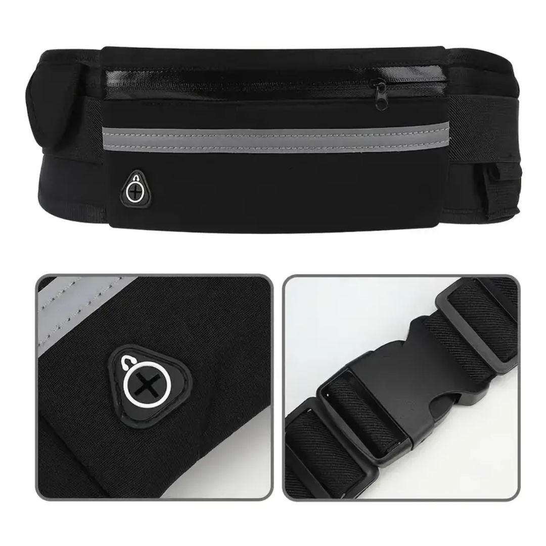 PIXXIESX RIÑONERA RUNNING BLACK ELRAYO