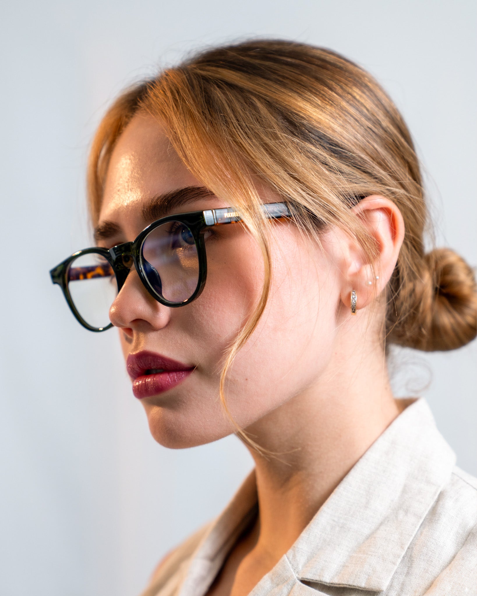 PIXXIESX SQUERD LEOPARD GREEN BLUE LIGHT PIXXIESX SUNGLASSES