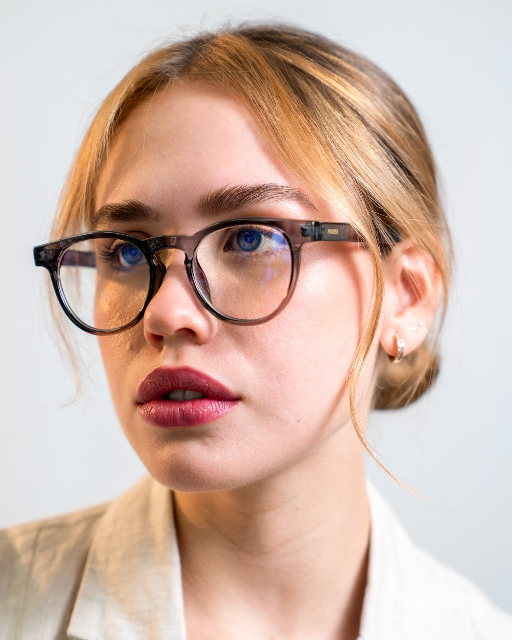 PIXXIESX SQUERD GRAY BLUE LIGHT PIXXIESX SUNGLASSES