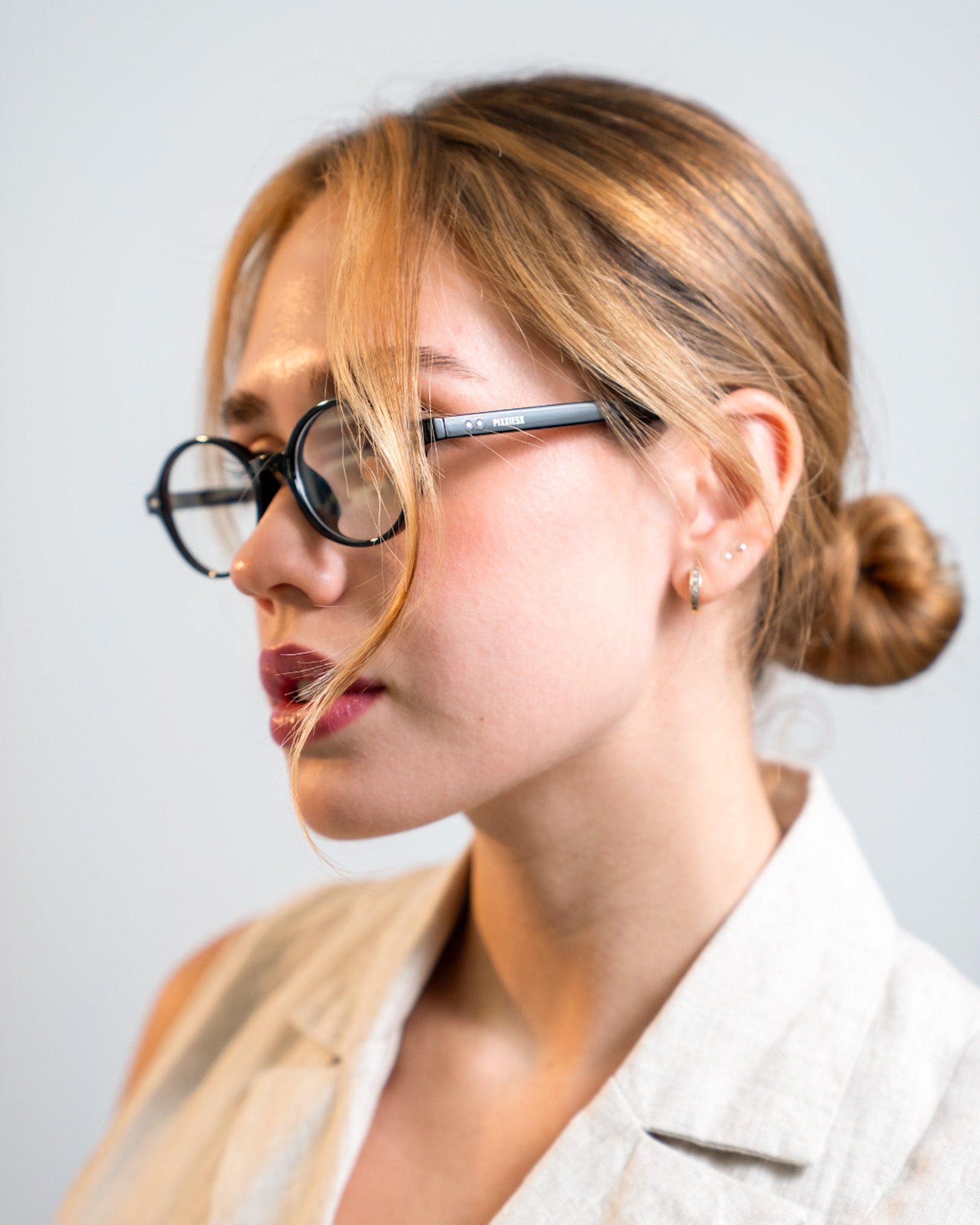 PIXXIESX OLD BLACK BLUE LIGHT PIXXIESX SUNGLASSES