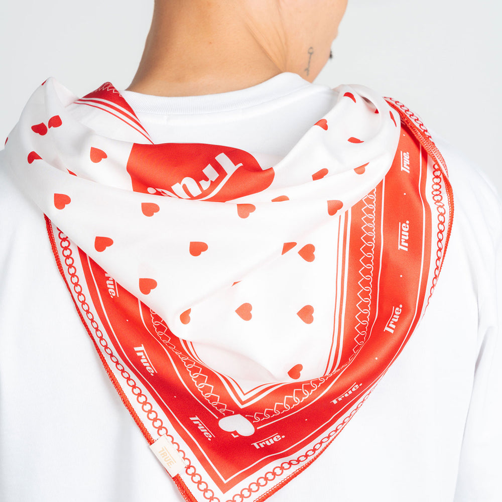 Bandana Corazones - Roja TRUE