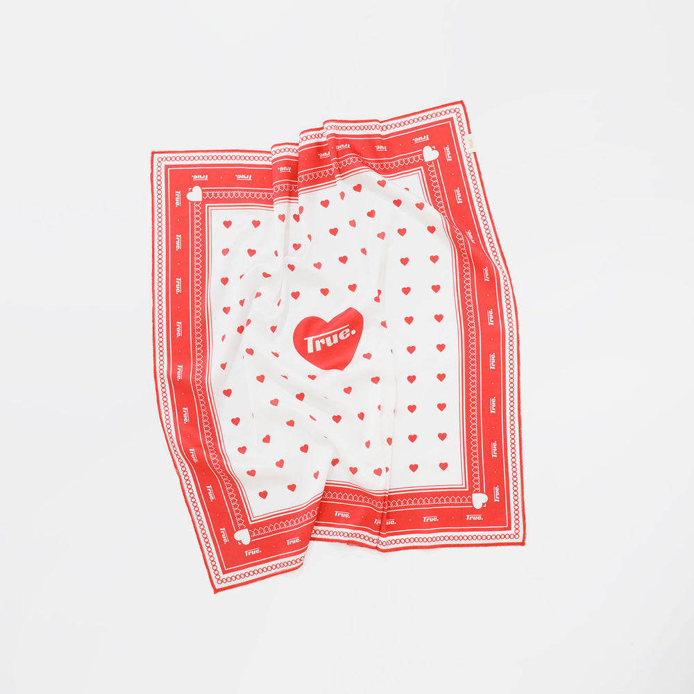 Bandana Corazones - Roja TRUE
