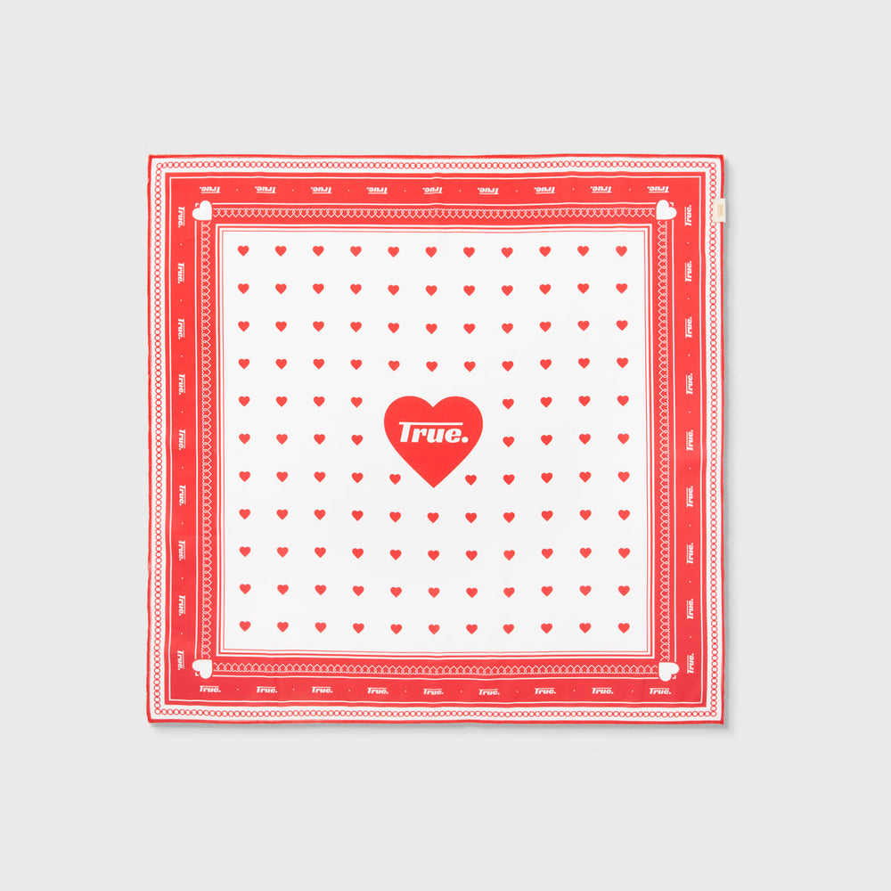 Bandana Corazones - Roja TRUE