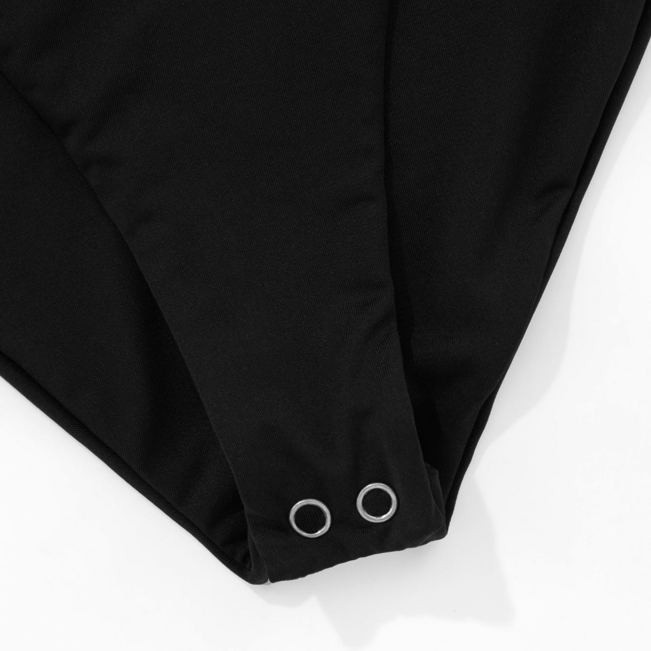 Body Cut-Out Pierna Alta - Negro