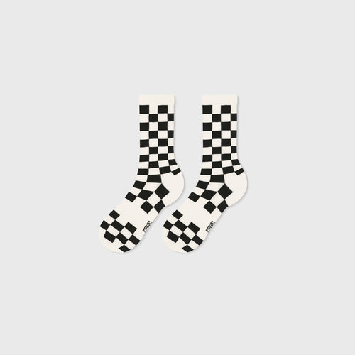 Checkered Socks - Black TRUE