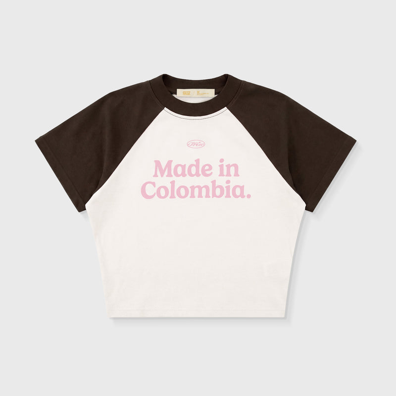 Colombia Baby Tee - Brown