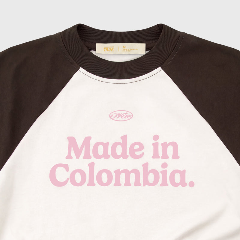 Colombia Baby Tee - Brown