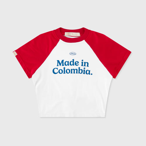 Colombia Baby Tee - Red TRUE