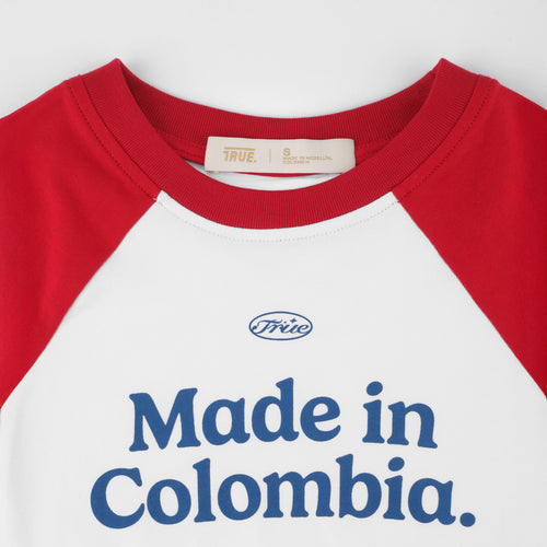 Colombia Baby Tee - Red TRUE