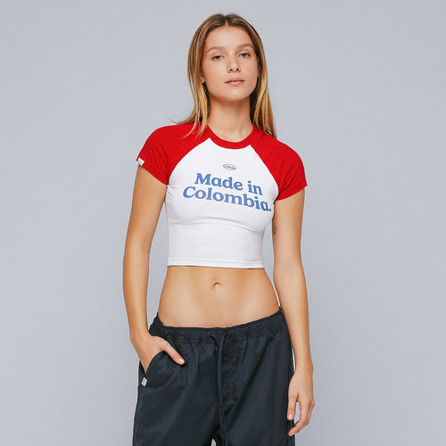Colombia Baby Tee - Red TRUE