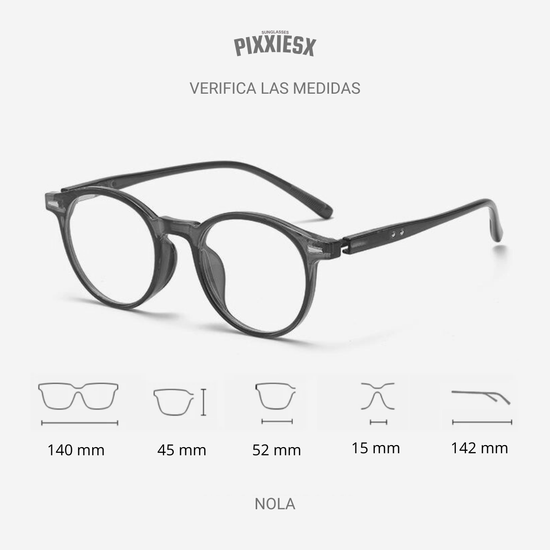 NOLA GRAY BLUE LIGHT PIXXIESX SUNGLASSES