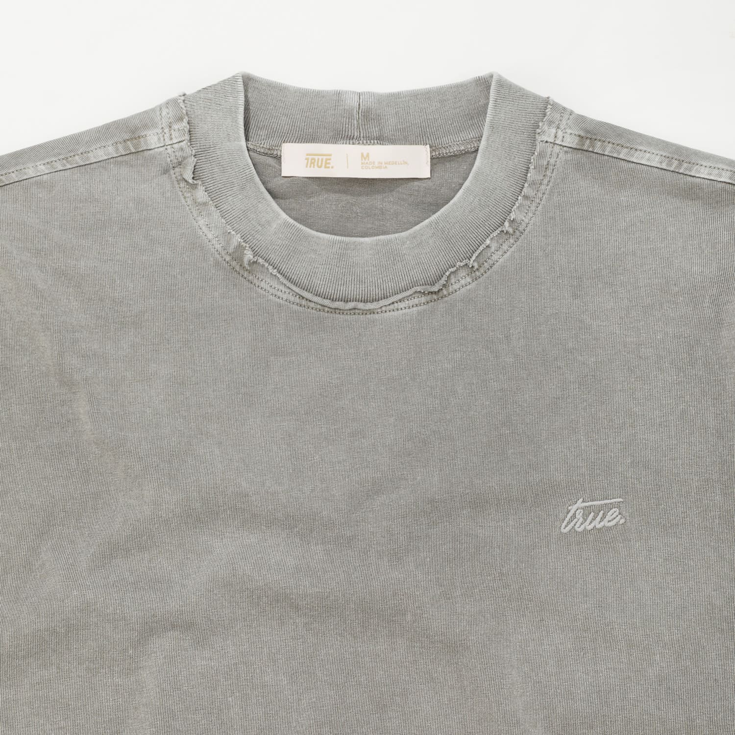 Core Boxy Tee - Light Gray