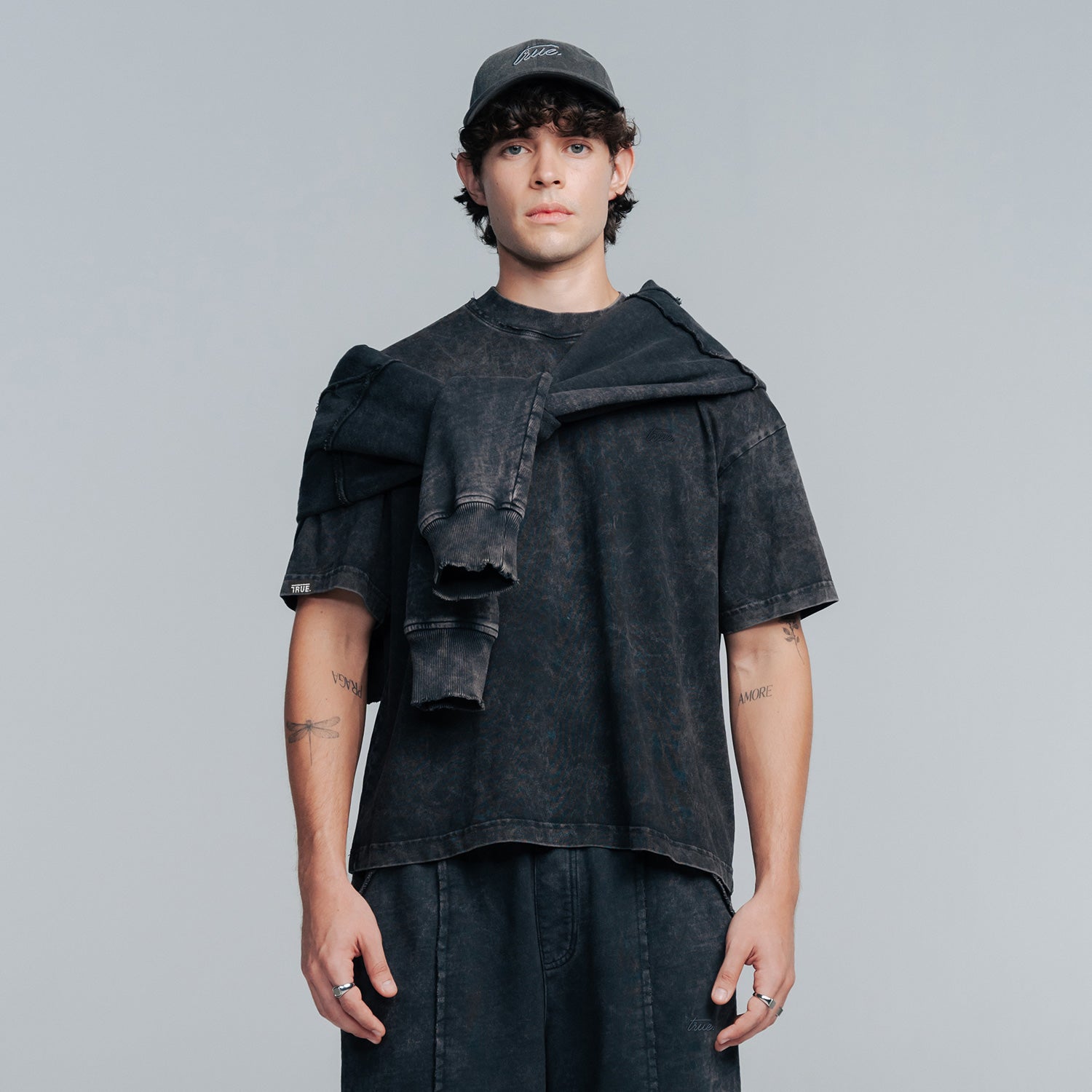 Core Boxy Tee - Dark Gray