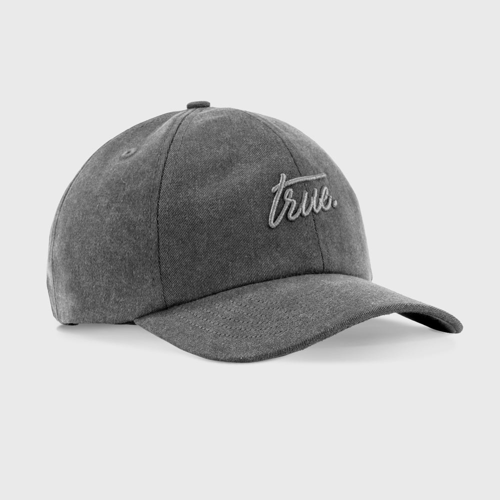 Core Washed Cap - Dark Gray TRUE