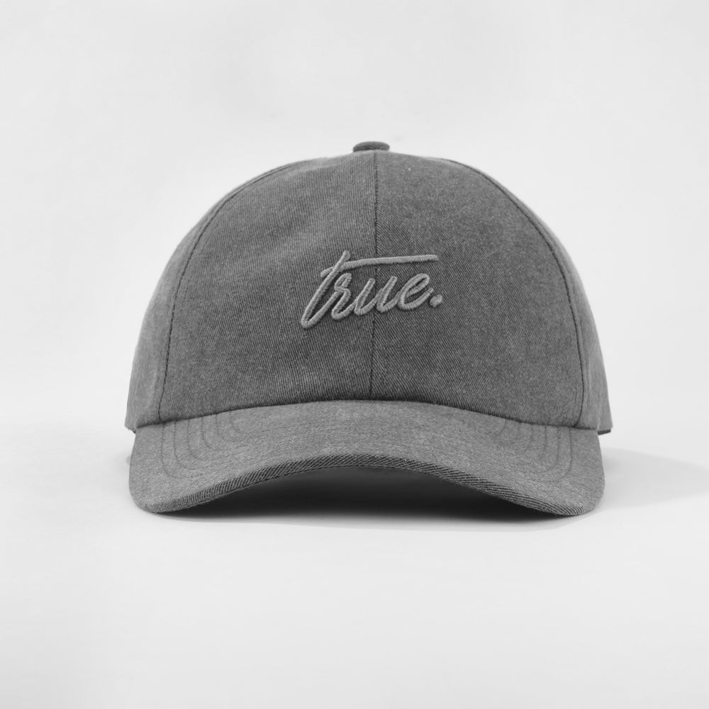Core Washed Cap - Dark Gray TRUE