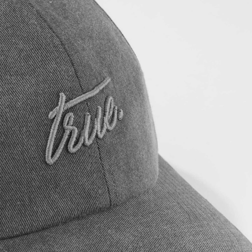 Core Washed Cap - Dark Gray TRUE