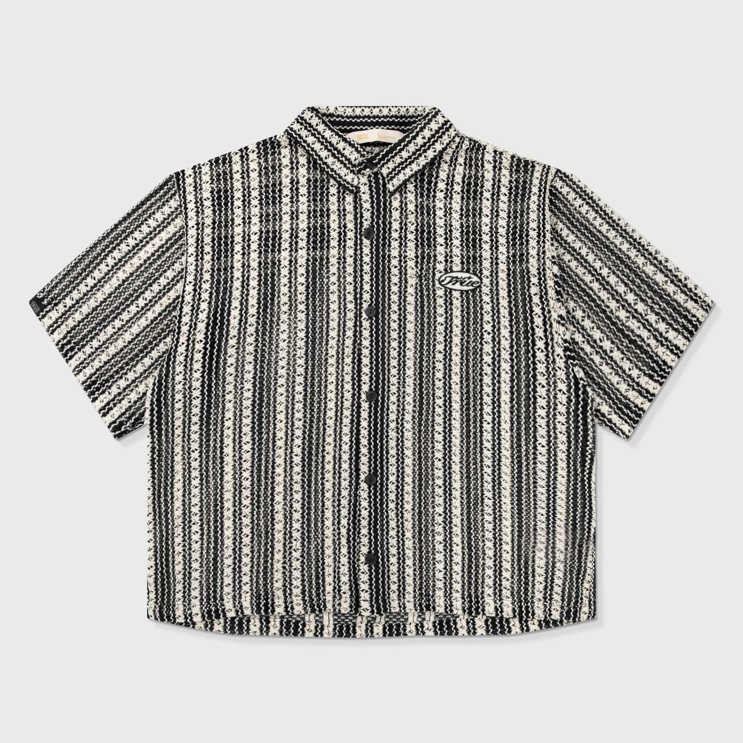 Crochet Pattern Boxy Shirt - Black TRUE