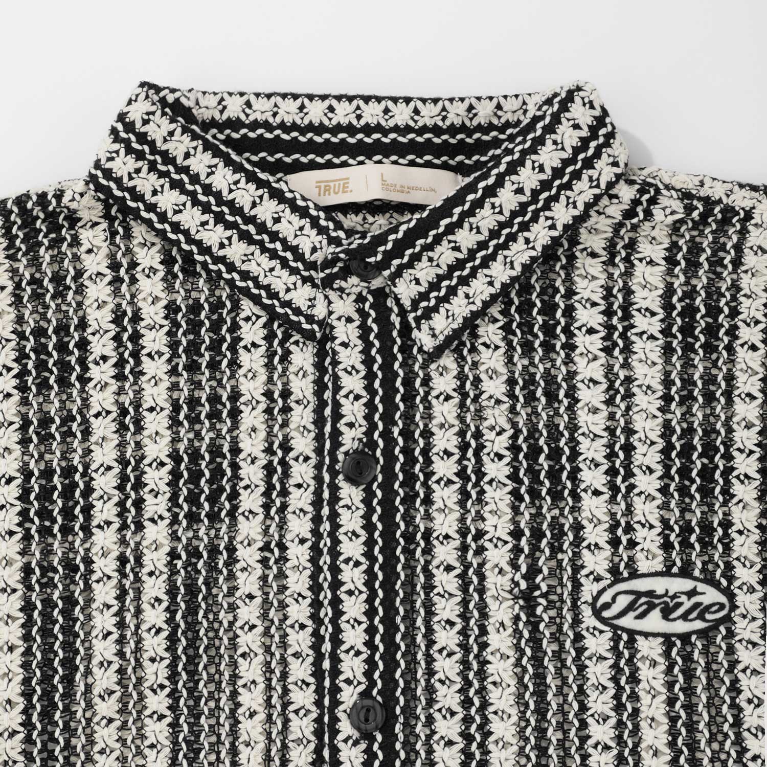 Crochet Pattern Boxy Shirt - Black TRUE