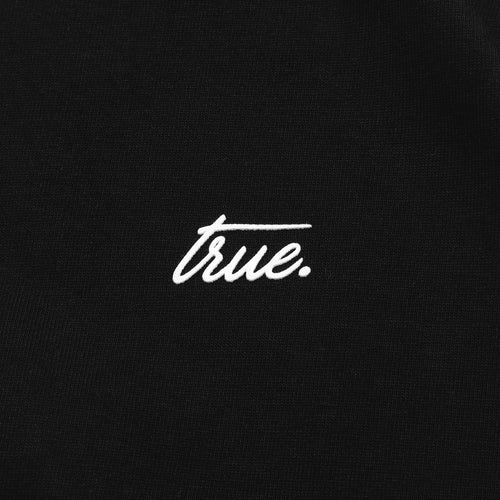 Cursive Logo T-Shirt - Black TRUE