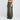 Dirty-Wash Low-Rise Pants - Military Green