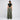 Dirty-Wash Low-Rise Pants - Military Green