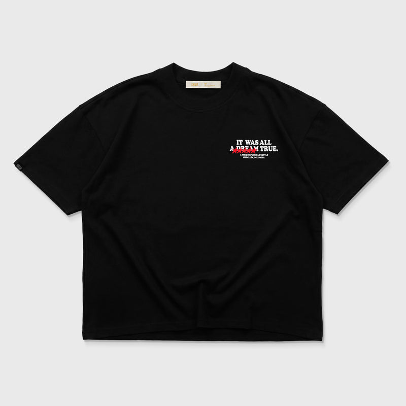 Dream True Boxy T-Shirt - Black TRUE