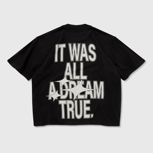 Dreams Boxy Tee - Black TRUE