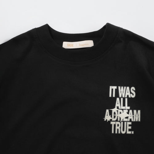 Dreams Boxy Tee - Black TRUE