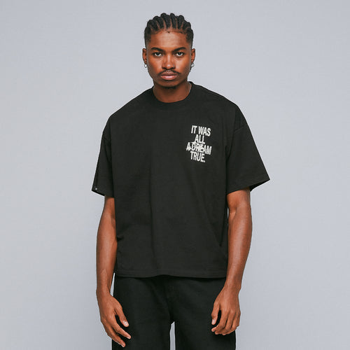 Dreams Boxy Tee - Black TRUE