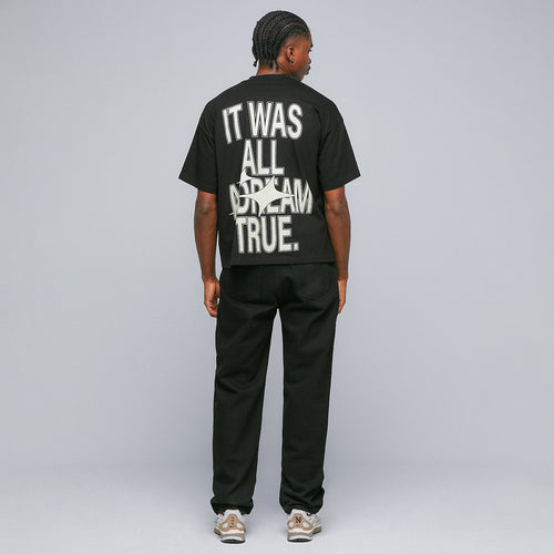 Dreams Boxy Tee - Black TRUE