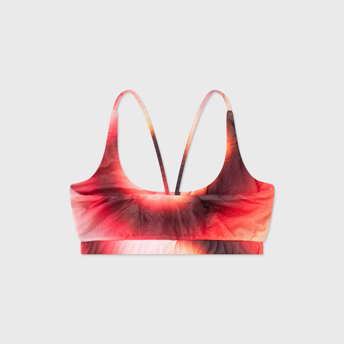 Gradient Mesh Cut-Out Top - Pink TRUE