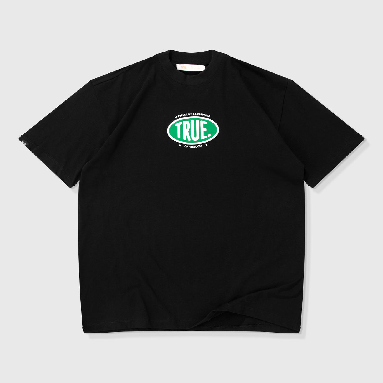 Heatwave Oversized T-Shirt - Black TRUE