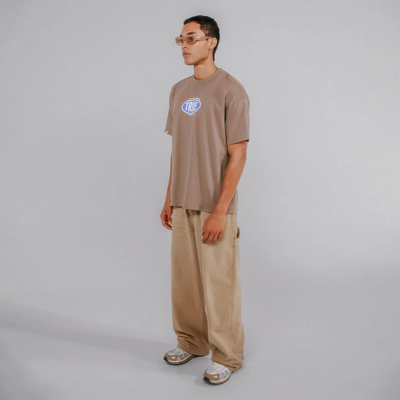 Heatwave Oversized T-Shirt - Khaki TRUE