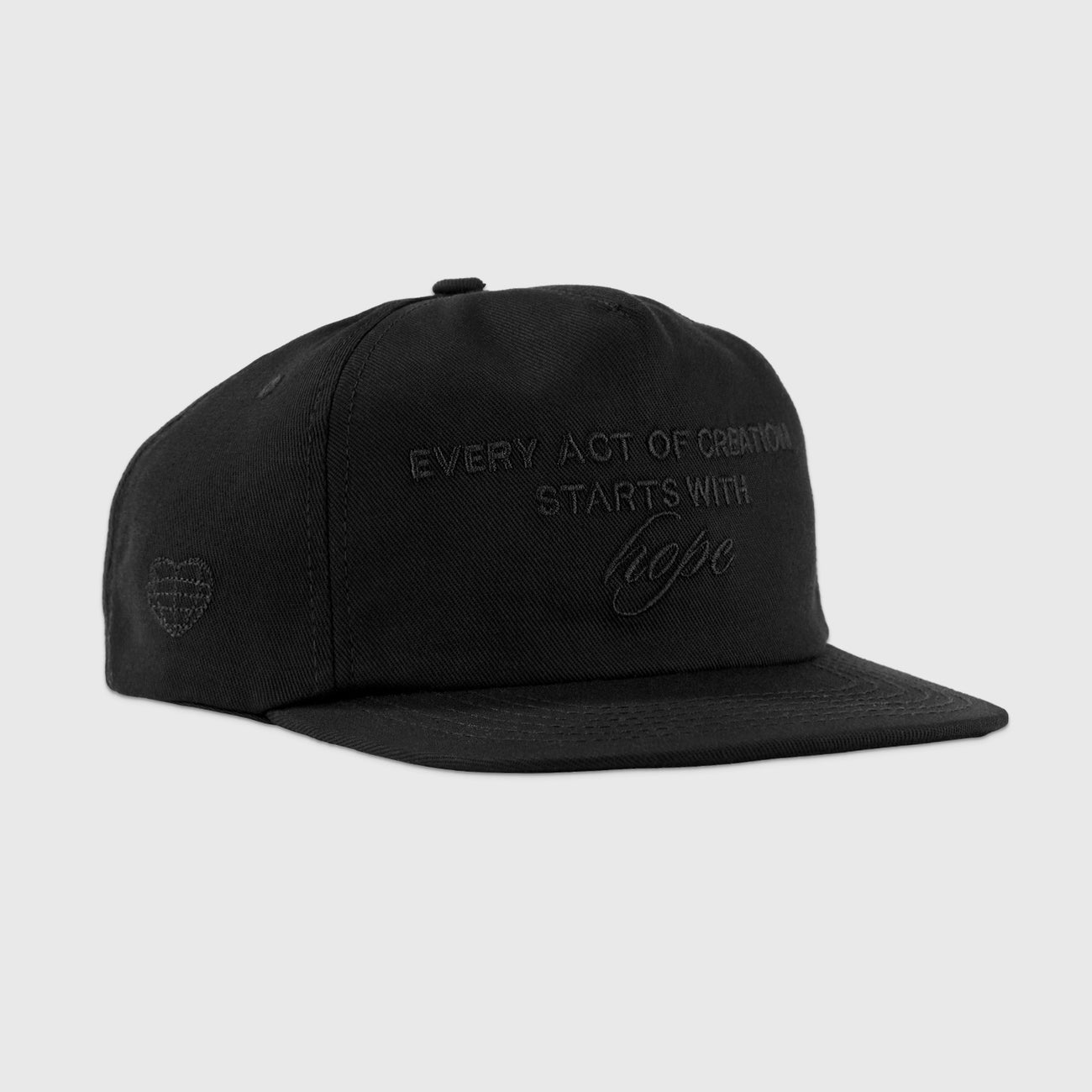 Hope Golfer Cap - Black TRUE