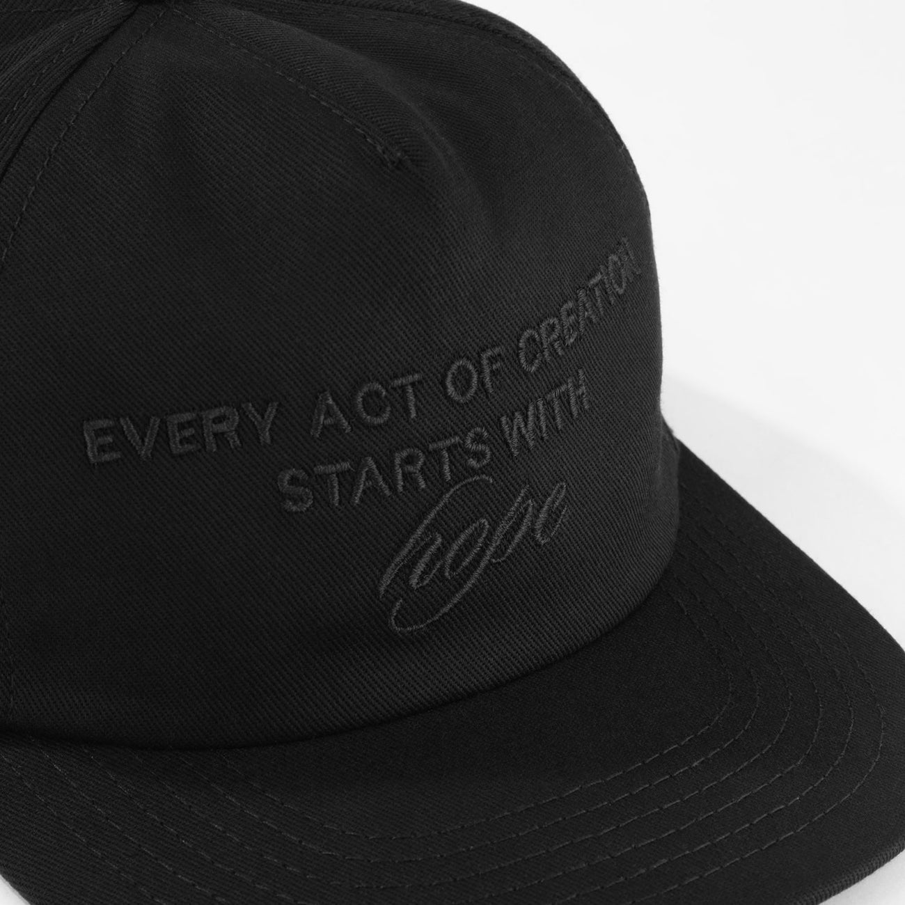 Hope Golfer Cap - Black TRUE