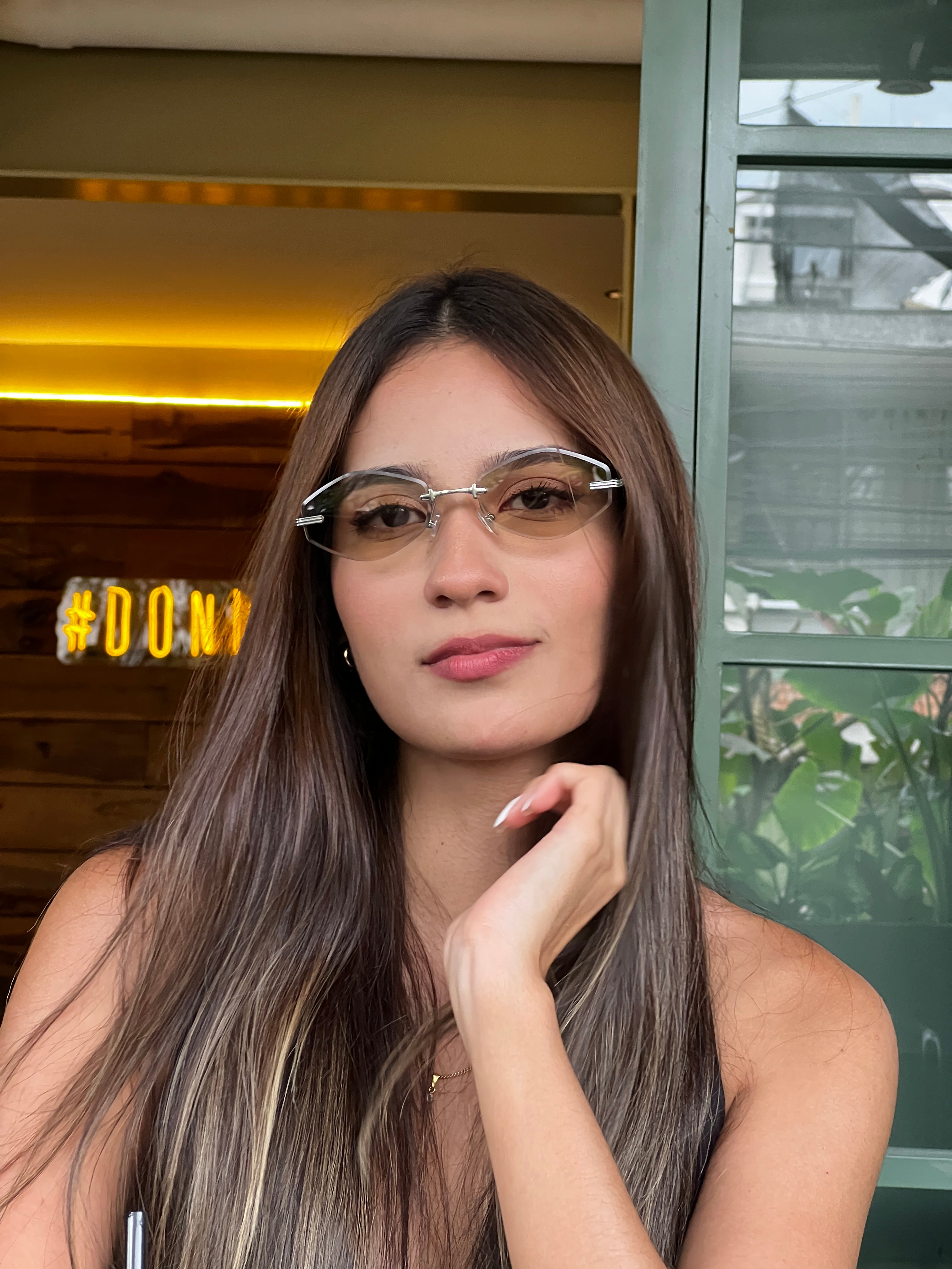 PIXXIESX MAXDE CHAMPAGNE SILVER PIXXIESX SUNGLASSES