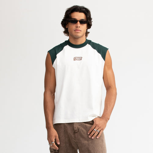 Interlude SL Raglan Tee - Pine Green TRUE