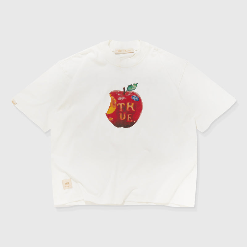 Juicy Boxy Tee - Cream TRUE