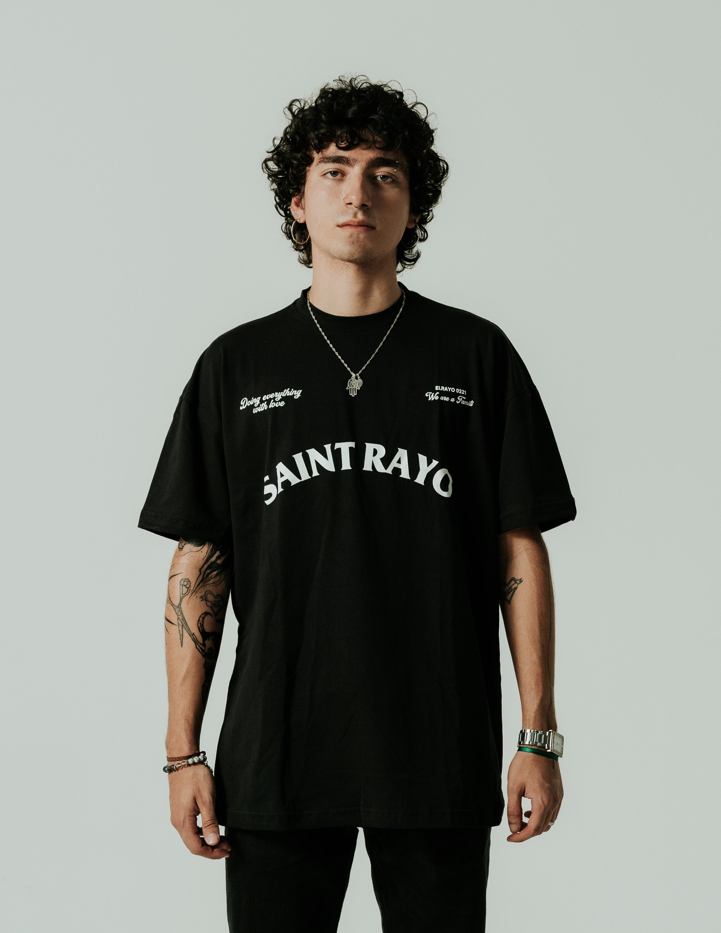 CAMISETA  SAINT RAYO BLACK ELRAYO