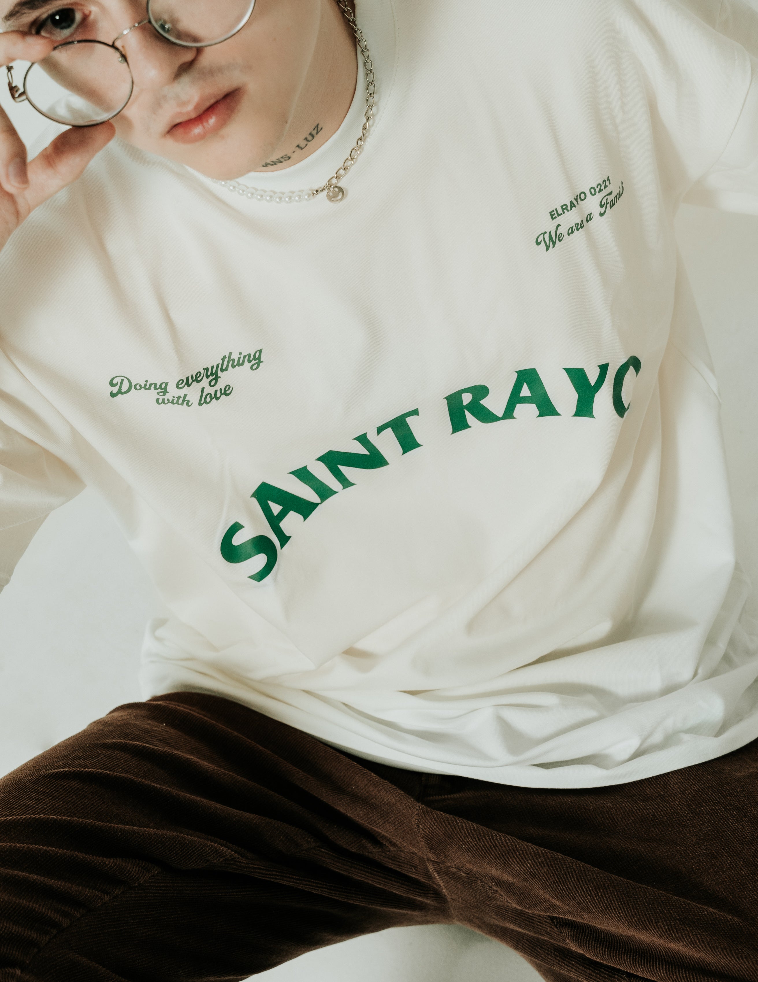 CAMISETA  SAINT RAYO BEIGE ELRAYO