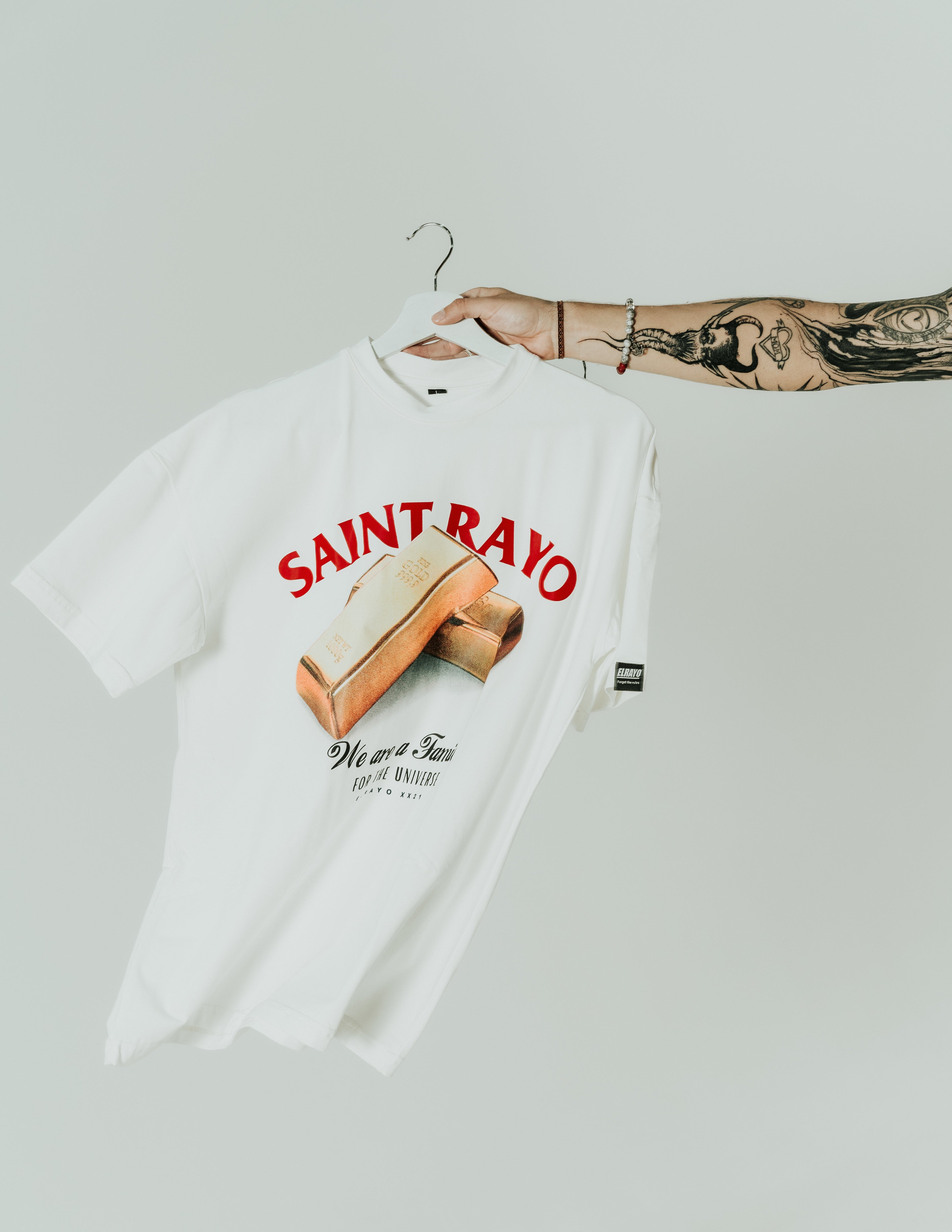 CAMISETA  SAINT RAYO GOLD INGOT ELRAYO