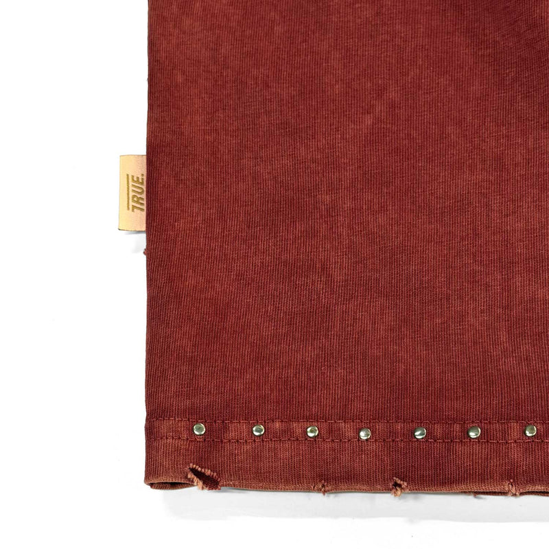Latino Vintage Boxy Tee - Burgundy